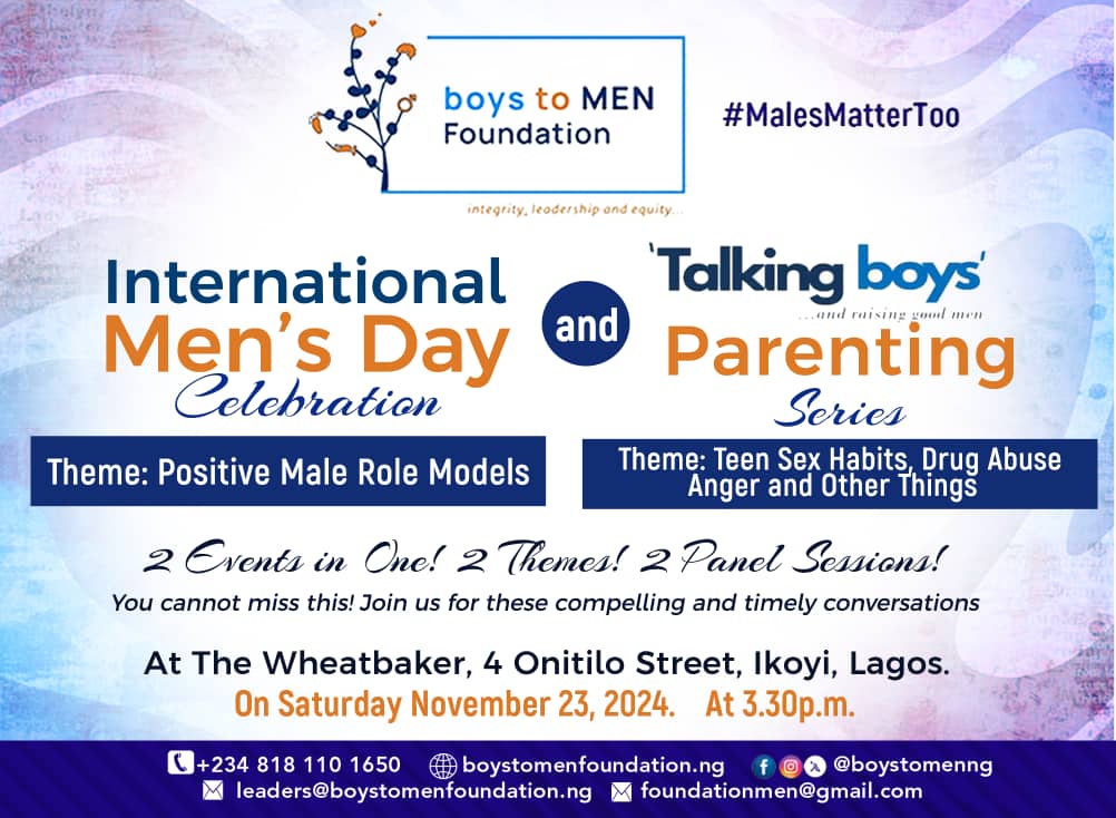 International Men’s Day and Talking Boys